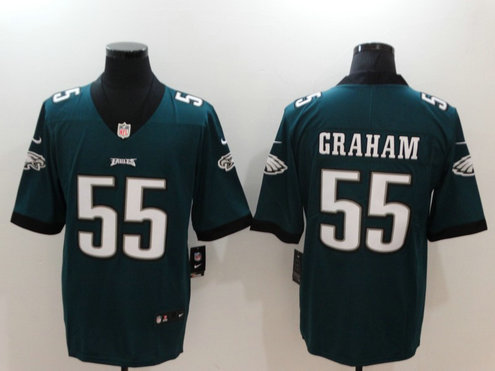 Nike Eagles 55 Brandon Graham Green Vapor Untouchable Player Limited Jersey