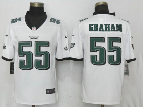 Nike Eagles 55 Brandon Graham White Vapor Untouchable Player Limited Jersey