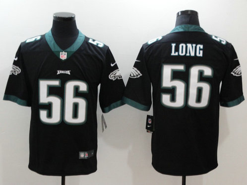 Nike Eagles 56 Chris Long Black Vapor Untouchable Player Limited Jersey