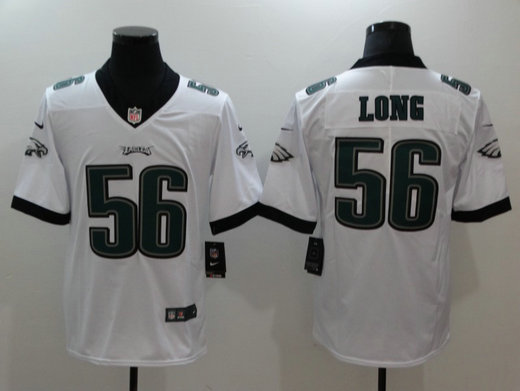 Nike Eagles 56 Chris Long White Vapor Untouchable Player Limited Jersey