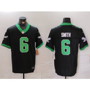 Nike Eagles 6 DeVonta Smith Black F.U.S.E. Vapor Limited Men Jersey