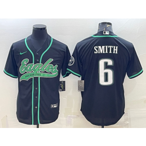 Nike Eagles 6 DeVonta Smith Black Vapor Baseball Limited Men Jersey
