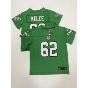 Nike Eagles 62 Jason Kelce Green Toddler Jersey