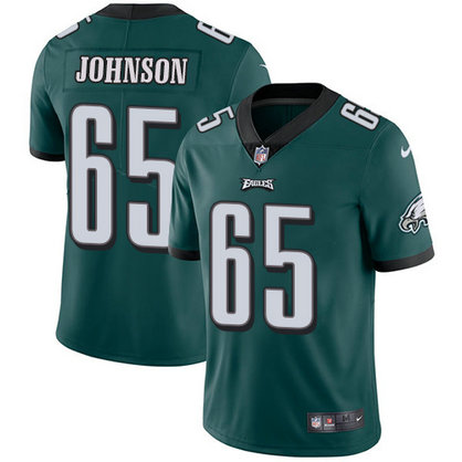 Nike Eagles 65 Lane Johnson Green Vapor Untouchable Player Limited Jersey