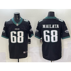 Nike Eagles 68 Mailata Black Vapor Limited Men Jersey