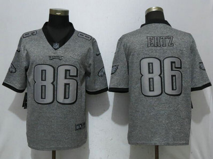 Nike Eagles 86 Zach Ertz Gray Gridiron Gray Vapor Untouchable Limited Jersey