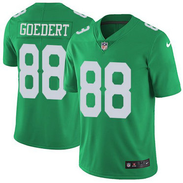 Nike Eagles 88 Dallas Goedert Green Color Rush Limited Jersey