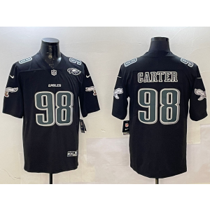 Nike Eagles 98 Carter Black Vapor Limited Men Jersey