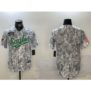Nike Eagles Blank Camo Vapor Baseball Limited Men Jersey
