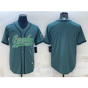 Nike Eagles Blank Green Vapor Baseball Limited Men Jersey
