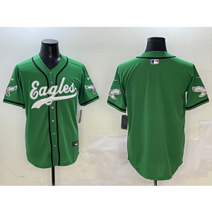 Nike Eagles Blank Green Vapor Baseball Limited Men Jersey