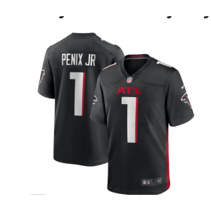 Nike Falcons 1 Michael Penix Jr Black Vapor Limited Men Jersey