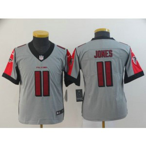Nike Falcons 11 Julio Jones Inverted Legend limited Youth Jersey