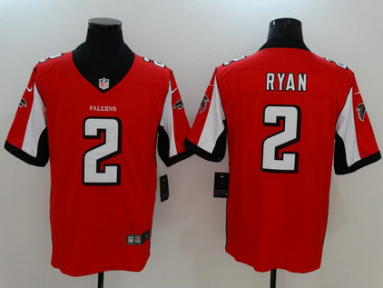 Nike Falcons 2 Matt Ryan Red Vapor Untouchable Player Limited NFL Men's Jersey