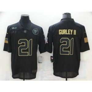 Nike Falcons 21 Todd Gurley II 2020 Black Salute To Service Limited Men Jersey