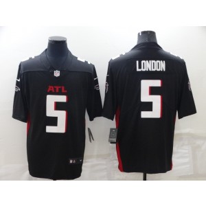 Nike Falcons 5 Drake London Black 2022 NFL Draft Vapor Untouchable Limited Men Jersey