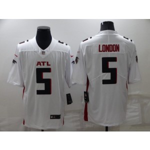 Nike Falcons 5 Drake London White 2022 NFL Draft Vapor Untouchable Limited Men Jersey