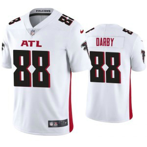 Nike Falcons 88 Frank Darby White Vapor Limited Men Jersey