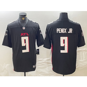Nike Falcons 9 Penix JR Black Vapor Untouchable Limited Men Jersey
