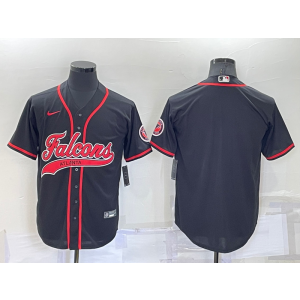 Nike Falcons Blank Black Vapor Baseball Limited Men Jersey