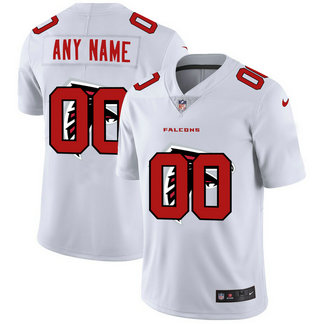 Nike Falcons Customized White Team Big Logo Vapor Untouchable Limited Jersey
