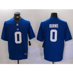 Nike Giants 0 Burns Blue Vapor Untouchable Limited Men Jersey
