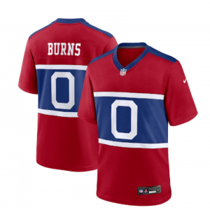 Nike Giants 0 Burns Red 2024 F.U.S.E. Vapor Limited Men Jersey