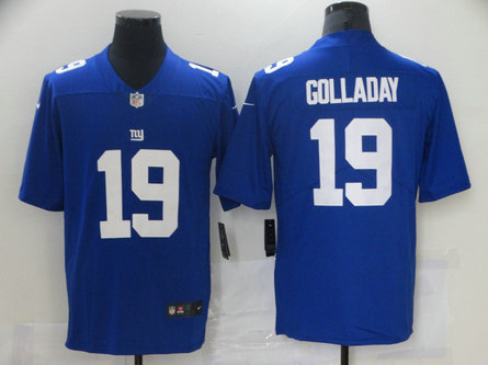 Nike Giants 19 Kenny Golladay Black Vapor Untouchable Limited Jersey
