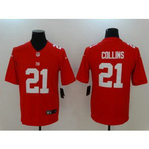 Nike Giants 21 Landon Collins Red Vapor Untouchable Limited Men Jersey