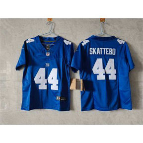 Nike Giants 44 Cam Skattebo Blue F.U.S.E. Vapor Limited Youth Jersey