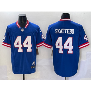 Nike Giants 44 Skattebo Blue F.U.S.E. Vapor Limited Men Jersey