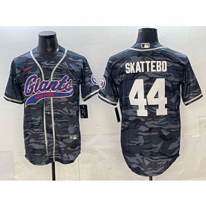 Nike Giants 44 Skattebo Camo Baseball Vapor Limited Men Jersey