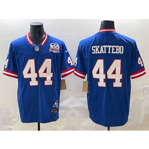 Nike Giants 44 Skattebo Royal F.U.S.E. Vapor Limited Men Jersey