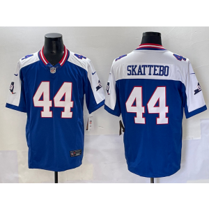 Nike Giants 44 Skattebo Throwback F.U.S.E. Vapor Limited Men Jersey