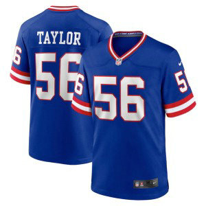 Nike Giants 56 Lawrence Taylor Royal limited Men Jersey