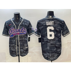 Nike Giants 6 Dart Camo Baseball Vapor Limited Men Jersey