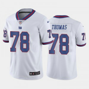 Nike Giants 78 Andrew Thomas White Color Rush Limited Men Jersey