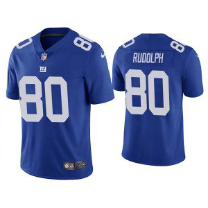 Nike Giants 80 Kyle Rudolph Blue Vapor Untouchable Limited Men Jersey