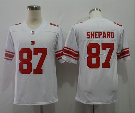 Nike Giants 87 Sterling Shepard White Vapor Untouchable Limited Jersey