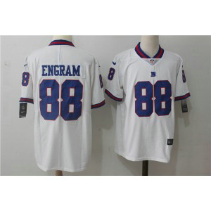 Nike Giants 88 Evan Engram White Color Rush Limited Men Jersey