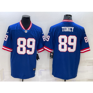 Nike Giants 89 Kadarius Toney Royal Game Men Jersey