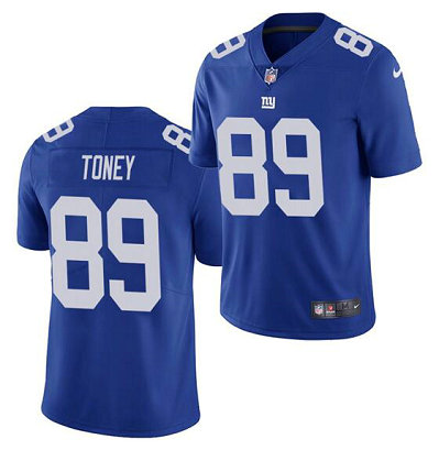 Nike Giants 89 Kadarius Toney Royal Vapor Untouchable Limited Jersey