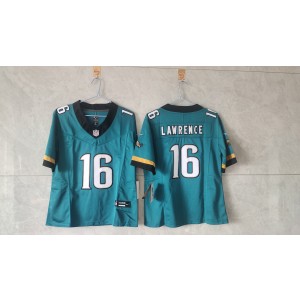 Nike Jaguars 16 Trevor Lawrence Teal F.U.S.E. Vapor Limited Youth Jersey