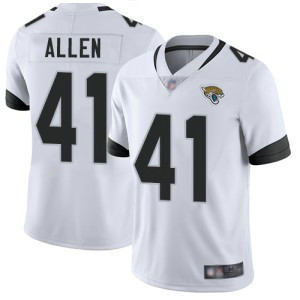 Nike Jaguars 41 Josh Allen White 2019 NFL Draft Vapor Untouchable Limited Men Jersey