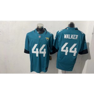 Nike Jaguars 44 Travon Walker Teal F.U.S.E. Vapor Limited Men Jersey