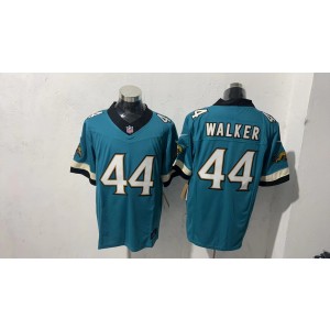 Nike Jaguars 44 Travon Walker Teal Throwback F.U.S.E. Vapor Limited Men Jersey