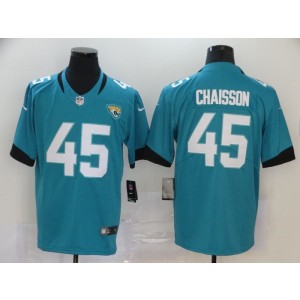 Nike Jaguars 45 K'Lavon Chaisson Teal 2020 NFL Draft Vapor Limited Men Jersey