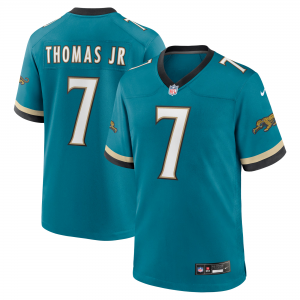 Nike Jaguars 7 Brian Thomas JR Teal Throwback Vapor Limited Men Jersey Nike Jaguars 7 Brian Thomas JR Teal Throwback Vapor Limited Men Jersey