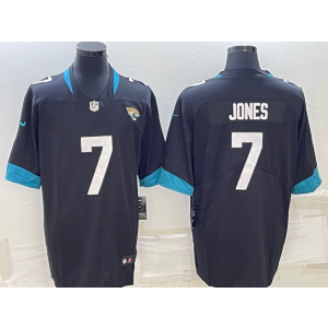 Nike Jaguars 7 Jones Black Vapor Untouchable Limited Men Jersey