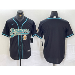 Nike Jaguars Blank Black Vapor Baseball Limited Men Jersey